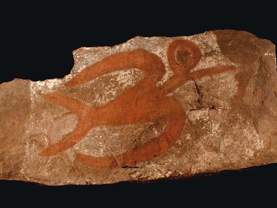 Bloque de piedra con petroglifos