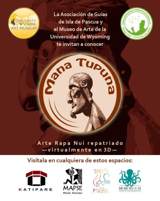 Afiche exposición MANA TUPUNA